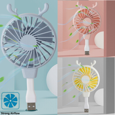 Mini Cooling Fan Portable Flexible USB Computer Fan Desk Fan for Office Car Home