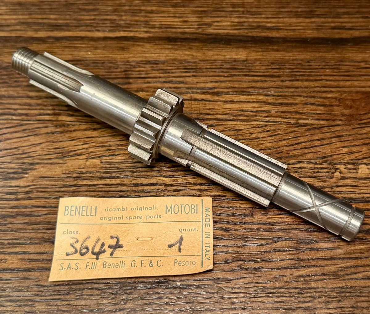 Benelli / Motobi 125cc & 200cc Sprite Primary Shaft 3647 | eBay