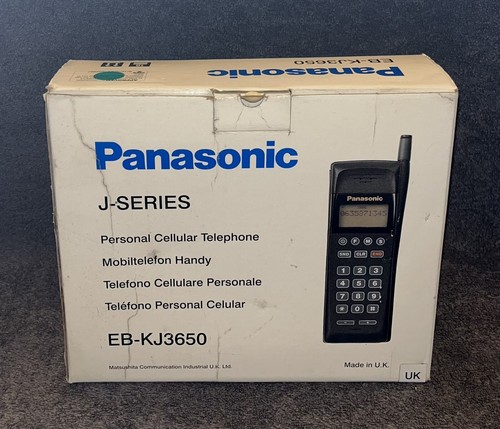 Téléphone portable analogique vintage Panasonic série J EB-KJ3650 en boîte avec chargeur - Photo 3/7
