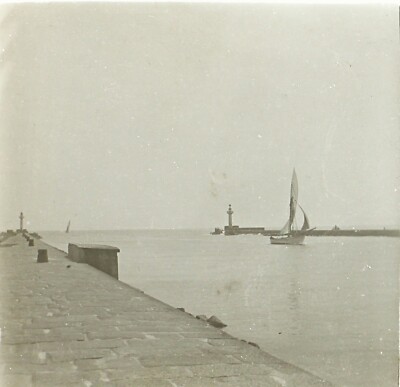 FRANCE Agde Le Grau Le Port, Photo Stereo Glass Plate VR2L10n4
