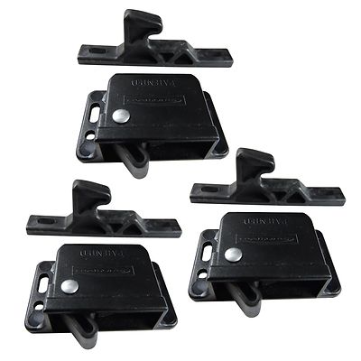 Qty 3 Southco 10 Pound Black Grabber Catch Latch for RV and Motorhome Cabinets