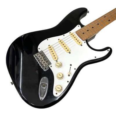 Fender Japan STM-55 Stratocaster Guitar Black Medium Scale Made in