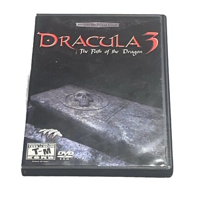 Mystery Adventure Games Dracula 3 The Path Of The Dragon PC DVD ROM Complete