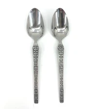 NOS La Senda by Hanford Forge Stainless Steel 2 Piece Teaspoon Set made in Korea