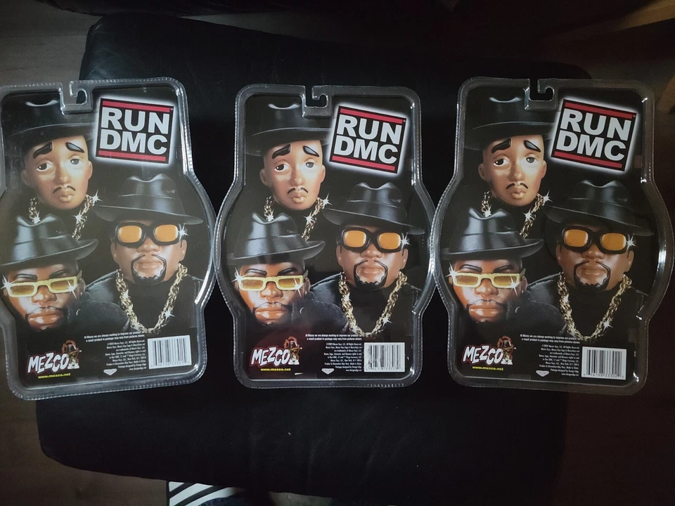 2002 Mezco Run-DMC Action Figures - Run, DMC, Rare NIP Collectible Hip Hop  - Image 2 of 4