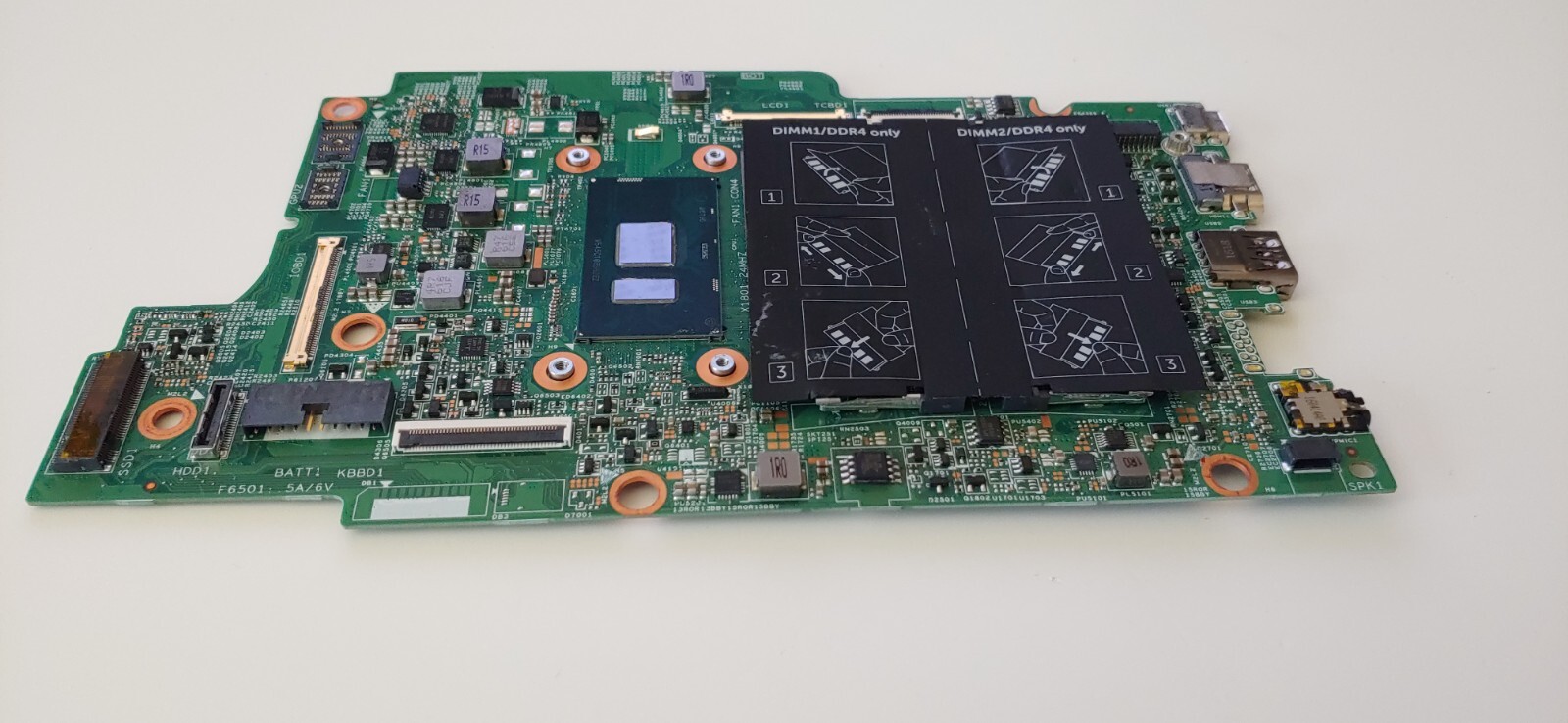 Dell Inspiron 7778 Intel i7-6500U 2.5GHz Motherboard 0809FW 809FW - Tested