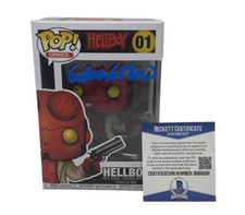 Guillermo Del Toro Signed Autographed Hellboy Funko Pop Figure Beckett BAS COA
