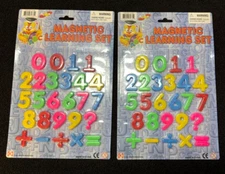Magnetic Learning Set Numbers Set: Strong Magnetic 52 PCS Learning for Kids