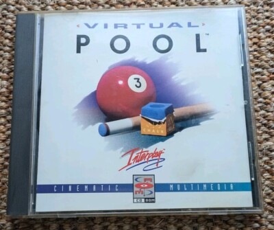 Vintage Virtual Pool Interplay PC Computer Video Game ( PC 1995) Great Condition
