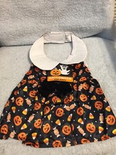 Halloween Medium Dog Dress Pumpkins  Candy Chest Girth 19"- 22" New With Tag