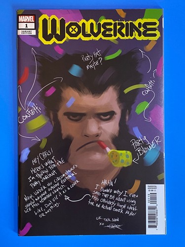 WOLVERINE #1 (MARVEL 2020) RAHZZAH PARTY | ONE PER STORE VARIANT | VF/NM 9.0 - Picture 1 of 6