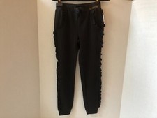 Bebe Girls Youth 7/8 Tuxedo Ruffle Pants NWT