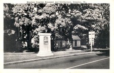 Stephen Douglas Monument and Birthplace, Brandon, Vt. Postcard