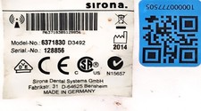 Sirona 6212166 CEREC Bluecam Dental Acquisition Scanner - White