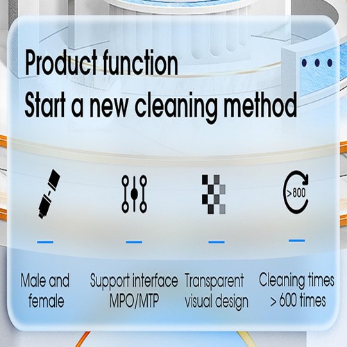 Optical Fiber Cleaner Pen Cleaning Tool for MPO MTP Connector Adapter End Face c - Photo 6/12