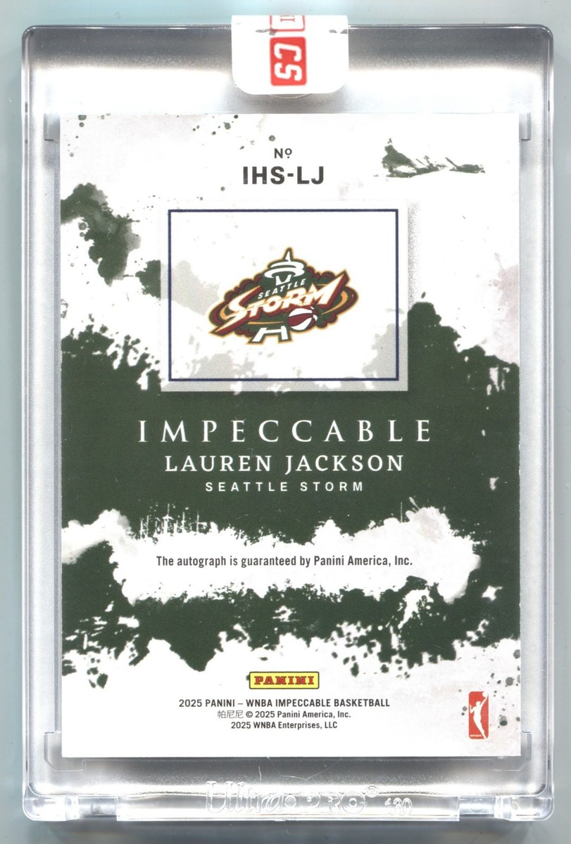 2025 Panini WNBA Impeccable LAUREN JACKSON Auto Honors /25 | eBay