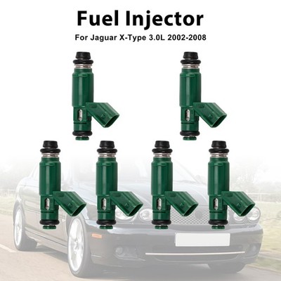 6PCS Fuel Injector 1X43-AB Für Jaguar X-Type 3.0L 2002-2008 V6 2.5L 1955004011