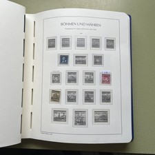 B&ouml;hmen Und M&auml;hren Sammlung Postfrisch Leuchtturm Vordruckseiten M-60
