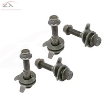 4Pcs 14mm Car Four Wheel Alignment Cam Bolts Adjustable Camber Bolts Steel