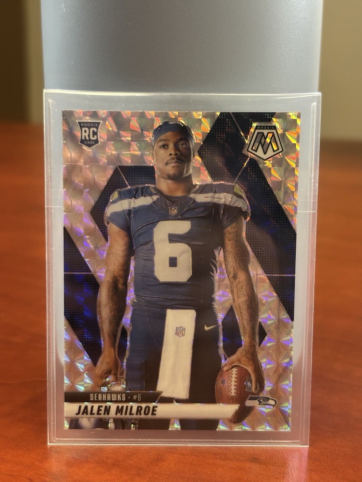 2025 Panini Mosaic - Jalen Milroe Silver Mosaic Image Variation #283 RC