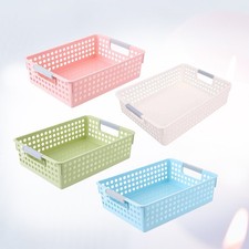  4 Pcs Paniette De Rangement Bannettes Bureau Organisateur Pour Paniers