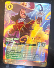 Disney Lorcana Captain Hook - The Pirate King 206/204 Enchanted Foil EN
