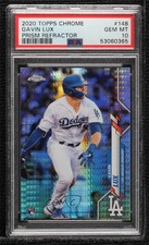 2020 Topps Chrome Prism Refractor Gavin Lux #148 PSA 10 GEM MT 07b3