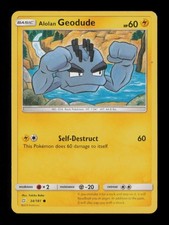 ALOLAN GEODUDE COMMON 34/181 MP POKEMON