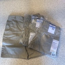 NWT 4 Pair Of Boys French Toast Khaki Uniform Shorts 10 Husky