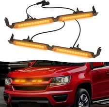 Led Grille Lights for 2015-2020 Chevrolet Chevy Colorado Z71 WT LT Accessories