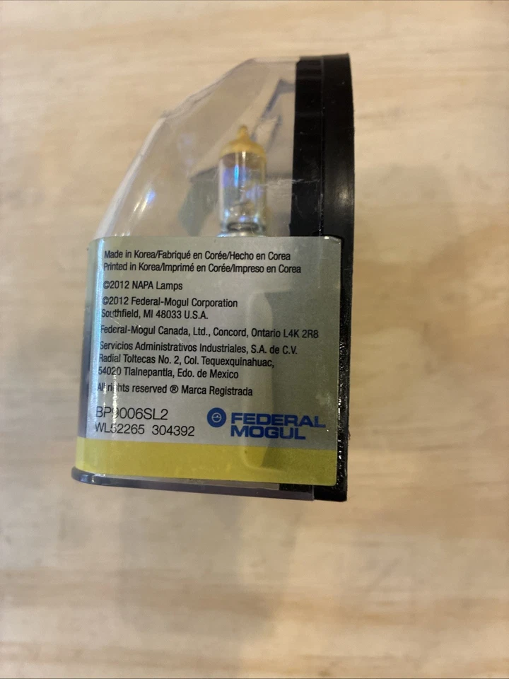 7301) Napa BP9006SL2 Safety Lite Faro Bombilla 12V - PACK DE 2 Foto 3 de 3