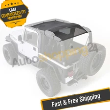Smittybilt 95600 Cloak Extended Black Mesh Top for 1997-2006 Jeep Wrangler TJ