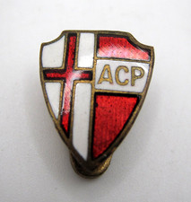 ANTICO DISTINTIVO SMALTATO "ACP- ASSOCIAZIONE CALCIO PADOVA"  OMEA - PIN -BADGE