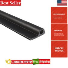 PShaped Rubber Seal Weatherstripping 25ft for Doors Windows Automotive Boats