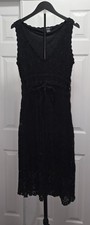 Karen Kane black crochet sheath dress size 1x