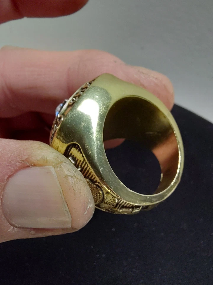 De colección. Anillo Campeonato Serie Mundial Cardenales de San Luis 1982 Coleccionable - Talla 11 Foto 4 de 4