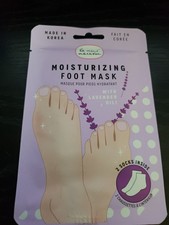 Le Mini Macaron Moisturizing Foot Mask Lavender Oil 1 pair of 2 socks