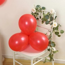 50 RED 12" Biodegradable Latex Balloons Party Wedding Event Decorations Sale