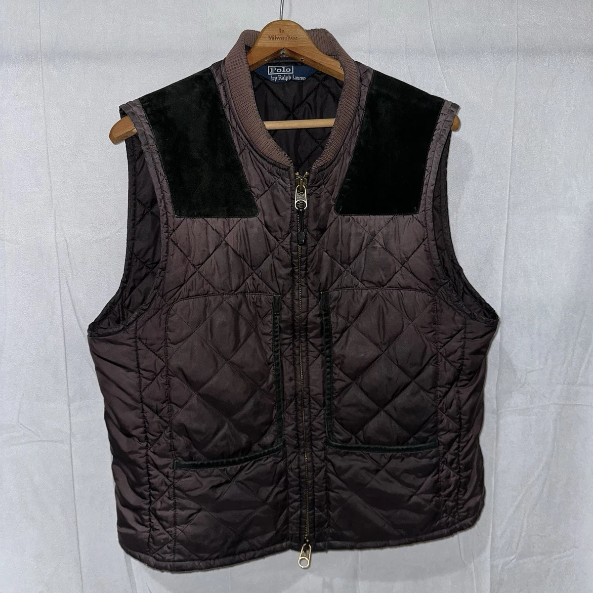 Polo Ralph Lauren Leather Outer Shell Vests for Men for Sale