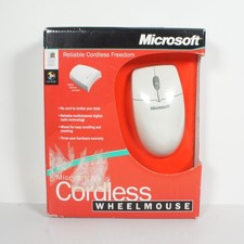 Microsoft Cordless WheelMouse  X05-43135XB Serial Port PS/2 VINTAGE