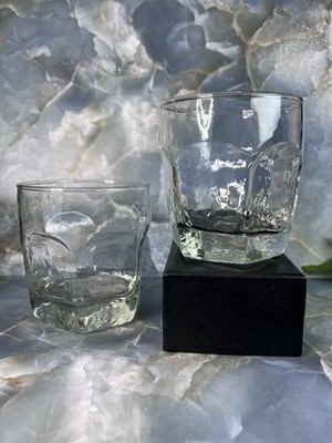2 - Libbey Chivalry Clear 3 1/4  Old Fashioned Rocks Whiskey Glass Barware 8oz