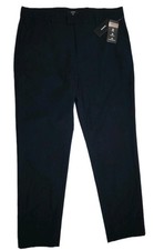 Alfani Mens Classic Fit Stretch Dress Suit Pants in Deep Black Size W32xL30