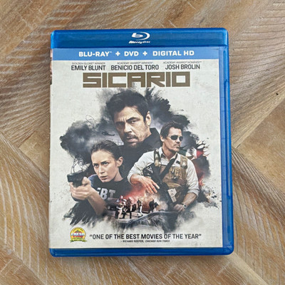 Sicario (Blu-ray) R Lionsgate w/ Digital Copy Emily Blunt Benicio del Toro