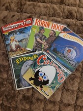 5 x 3 VIEW-MASTER 3D BILDSCHEIBEN - Calimero, Flipper, Aschenbrödel usw. NEU!