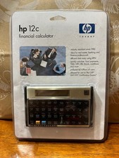 HP 12C Financial Business Calculator Black Gold 12 RPN - NEW SEALED