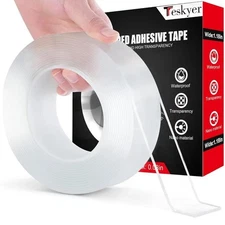 Double Sided Tape Heavy Duty 9.84 FT x 1.18 in Strong Adhesive no Tape Mounting 