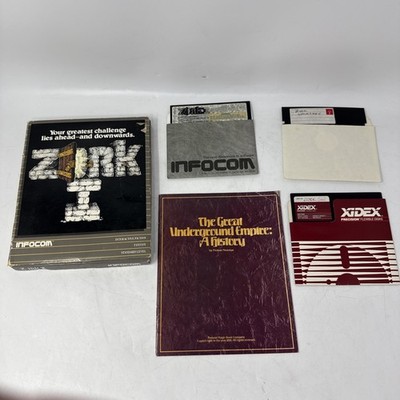 Zork I Atari 810 5.25'' Disk With Manual & Box 1982 Infocom