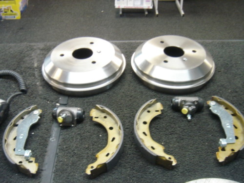 SMART FORTWO 1.0 451 BRABUS REAR BRAKE DRUMS BRAKE SHOES BRAKE