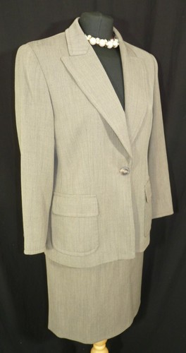 MAX MARA Suit Women's Formal Two Piece Pure Wool Skirt Jacket Uk 14 Eu 40 - Picture 6 of 10