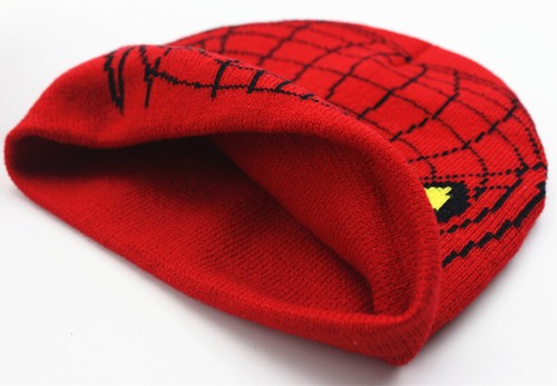 Spiderman knit Cap Gloves Set Scarves Warm Winter Plush Beanie Hat kids gift - Picture 15 of 22